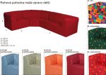 Obrázek k výrobku 1160 - Rohová pohovka malá, vpravo delší